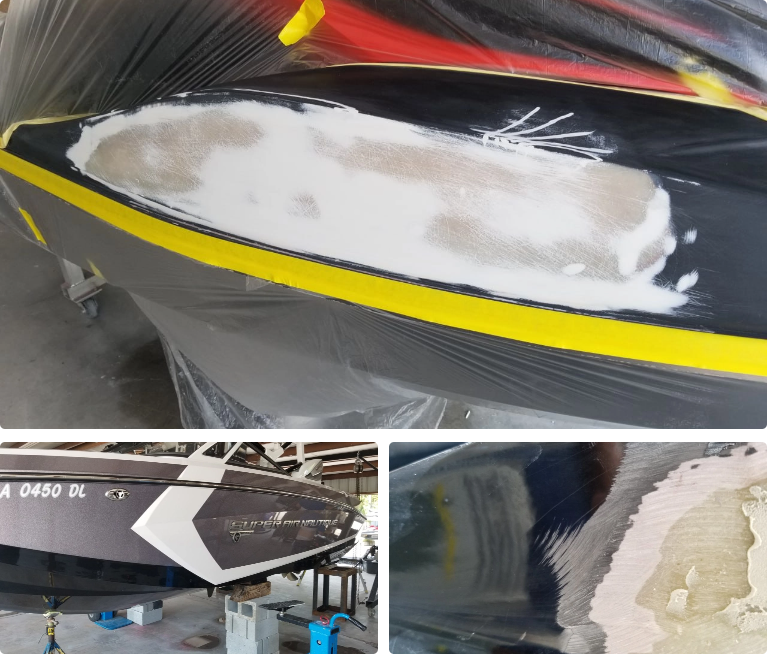 Boat Gel Coat Repair