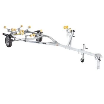 Venture Trailers VR-1850 Galvanized Steel Single Axle Roller Trailer 1850 Load Capacity