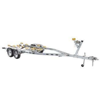Venture Trailers VRT-4750 Galvanized Steel Tandem Axle Roller Trailer 4750 Load Capacity