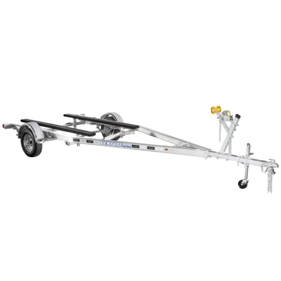 Venture aluminum bunk boat trailer